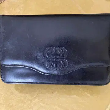 세컨드백 클러치백 가죽 블랙