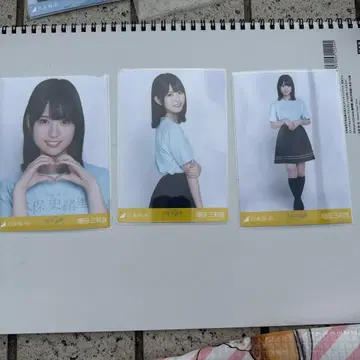 노기자카46 마스다 미리온 쿠보 시오리 졸업 콘서트 t 브로마이드