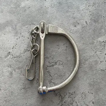 데드스탁 독일군 D링 밀리터리 키링 실버