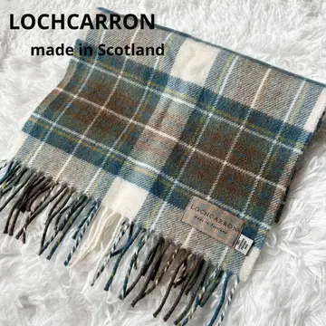 [ 새상품급 ] LOCHCARRON 램스울 100% 체크 머플러
