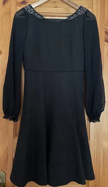 [ 새상품급 ] JILL STUART 긴팔 시스루 원피스 사이즈 0