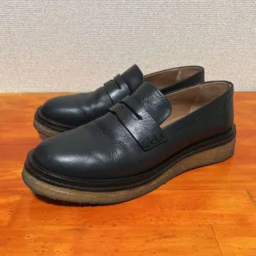 새상품급 JVAM 크레이프솔 블랙 24cm 로퍼