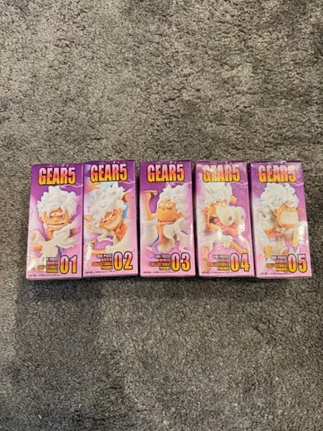 원피스 월드 컬렉션 GEAR5 피규어 세트 01-05