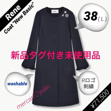 새상품 71,500엔 택 포함 Rene 코트 '뉴 베이직' (38 L)