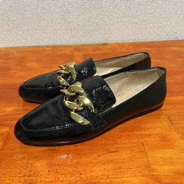 새상품급 파비오 루스코니 빅 체인 벨트 로퍼 22.5cm 35