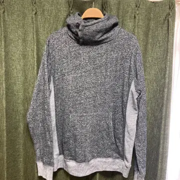 Champion 후드 부착 후드티 그레이/블랙