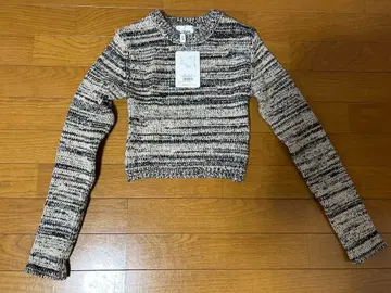스트라이프 크루넥 스웨터 M 사이즈