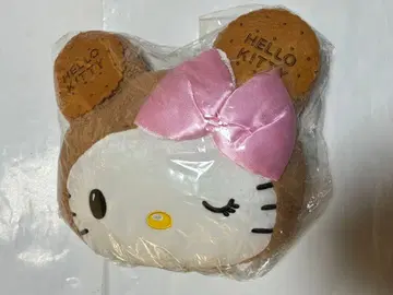 헬로키티 쿠키 리본 포함 쿠션