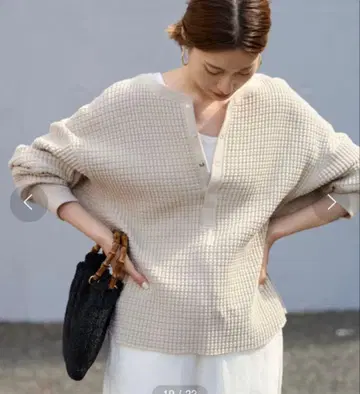 FRAMeWORK 헤비 와플 2WAY 풀오버 프레임워크