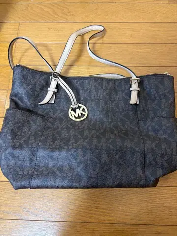 MICHAEL KORS 브라운 토트백
