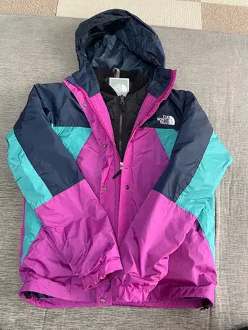 THE NORTH FACE 마운틴 후드티 보라색 파랑 그린