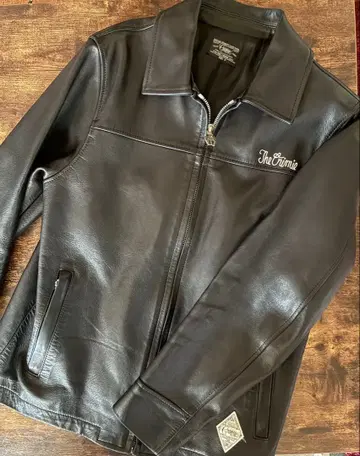 CRIMIE 가죽 자켓 블랙