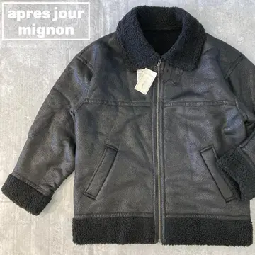 택 포함 새상품 아프레 주르 미뇽 보아 블루종 [ F ]