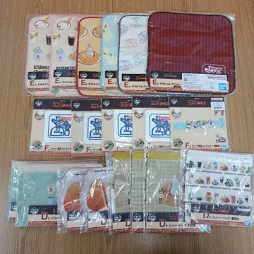 새상품 제일복권 코메다 커피점 지퍼 백 타월 러버 잡화 묶음 판매