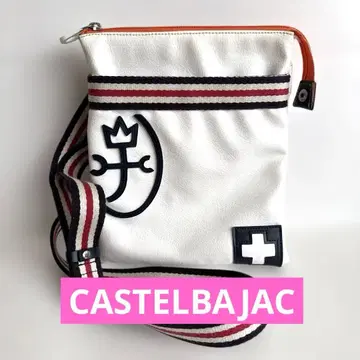 CASTELBAJAC 화이트 숄더백