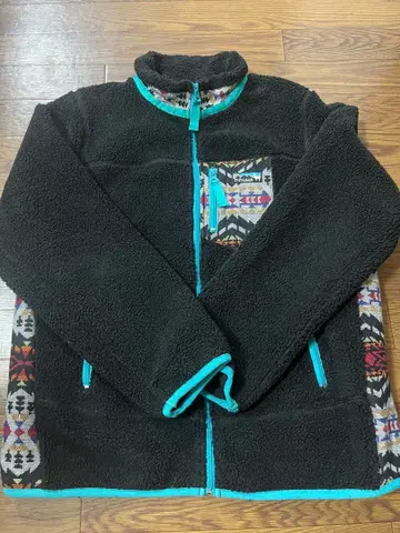 TITICACA 플리스 자켓 L 블랙