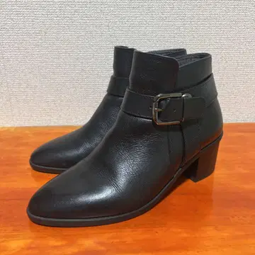 다이애나 숏부츠 블랙 21.5cm 벨트