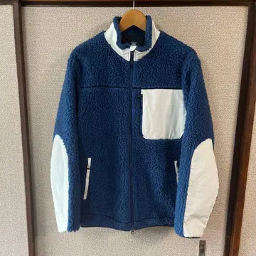 DESCENTE ddd 데상트 플리스 자켓 네이비 화이트