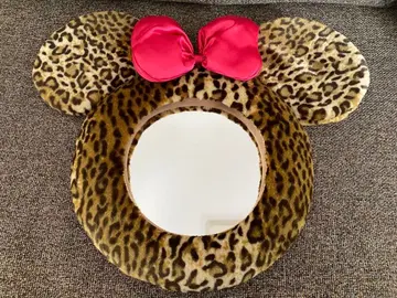 디즈니 리조트 미니 레오파드 무늬 벽걸이 거울