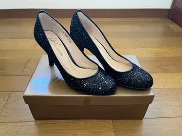 비바 앙젤리나 viva angelina 블랙 글리터 펌프스