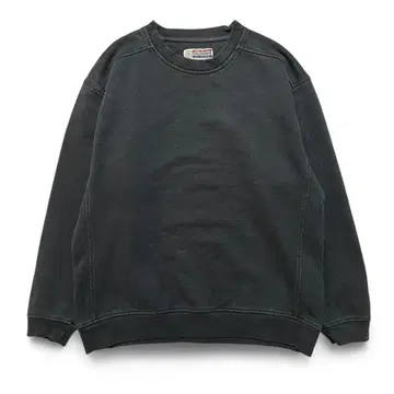 USA 구제 의류 무지 블랭크 맨투맨 트레이닝복 블랙 남성용 L