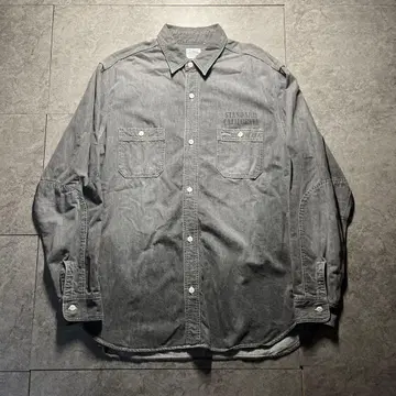 새상품급 standard california 샴브레이 데님 셔츠 XL