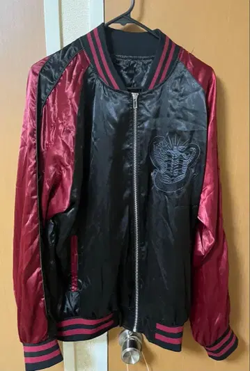 Underworld 자수 자켓 블랙 레드 HYDE 스카잔