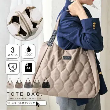 기간 한정 [ LIZDAYS ] 리즈데이즈 퀼팅 나일론 숄더백