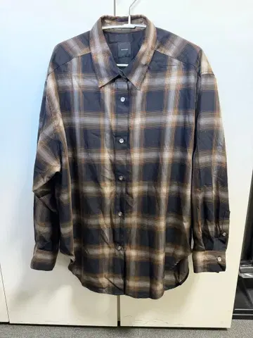 스픽 앤 스팬 긴팔 체크 셔츠