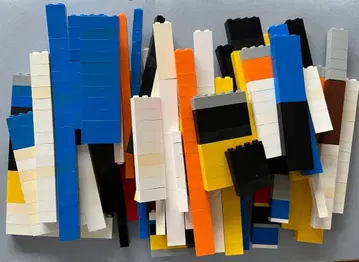 LEGO 세트 (일렬 블록)