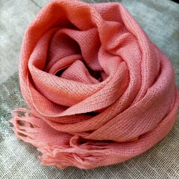 육엽 초 염색 오가닉 울 스톨