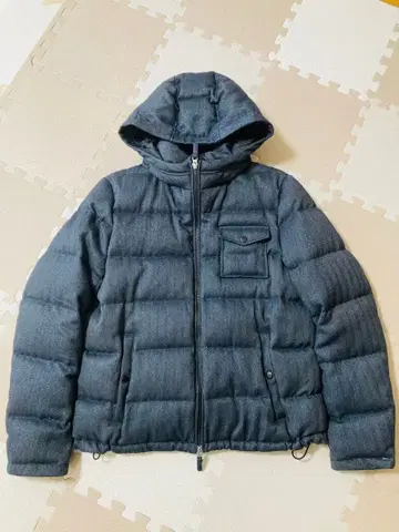 새상품급 나노 유니버스 후드 부착 네이비 다운 자켓