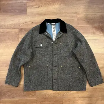 트래디셔널 웨더웨어 울 혼방 자켓 그레이 38