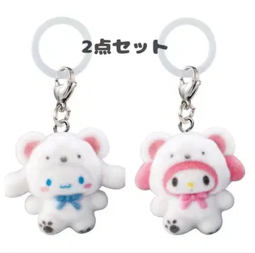 산리오 메지루시 액세서리 후와후와 스노우 시나모롤 마이멜로디