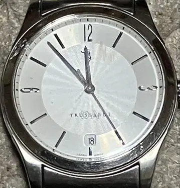 TRUSSARDI 트루사르디 아날로그 손목시계 실버