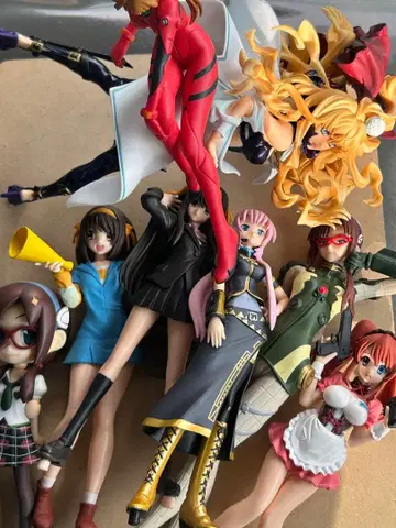 애니메이션 캐릭터 피규어 세트