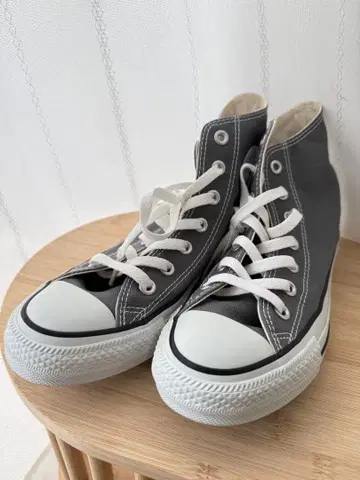 [ 새상품급 ] CONVERSE All Star 그레이 하이컷 24cm