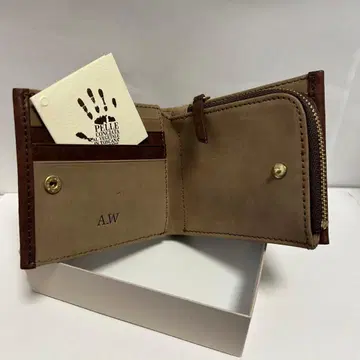 AW 접이식 지갑 브라운 새상품