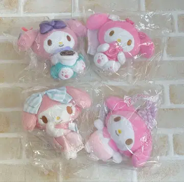[택 포함] 마이멜로디 산리오 복권 봉제 인형 묶음 판매 4점