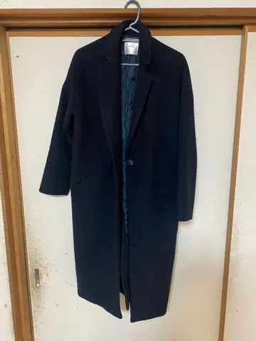 YEVS 네이비 롱 코트