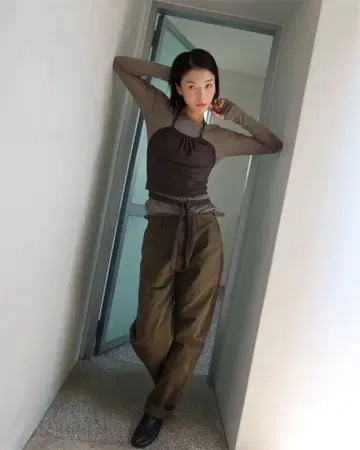 Monoha 와이드 팬츠