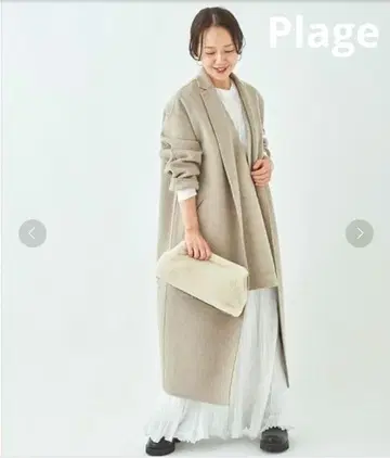 플라주 최근 모델 해밀턴 테일러드 코트 착용감 없는 새상품급