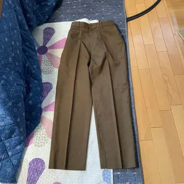 MARKAWARE 오가닉 울 슬랙스 브라운