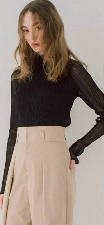 [ 미사용 새상품 ] 메종 드 돌체 샤이니 시스루 상의