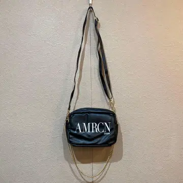 Americana 로고 숄더백 2way 블랙