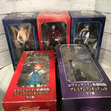 에반게리온 신극장판 프리미엄 피규어 5체 세트 미개봉 새상품