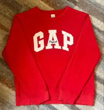 GAP 레드 맨투맨 L 사이즈