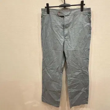 새상품급 캐주얼 팬츠 그레이 슬랙스 여성용 남성용 밴딩 버튼