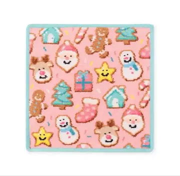 [ WEB 한정판 완판템 ] 페이 페이 크리스마스 쿠키 손수건 미개봉