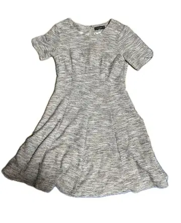 원피스 반팔 트위드